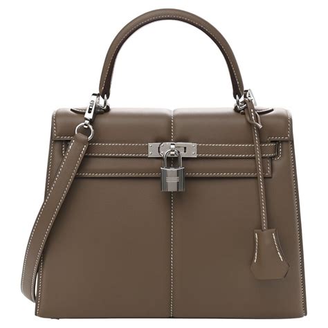 hermes kelly 25 taupe|kelly hermes price guide.